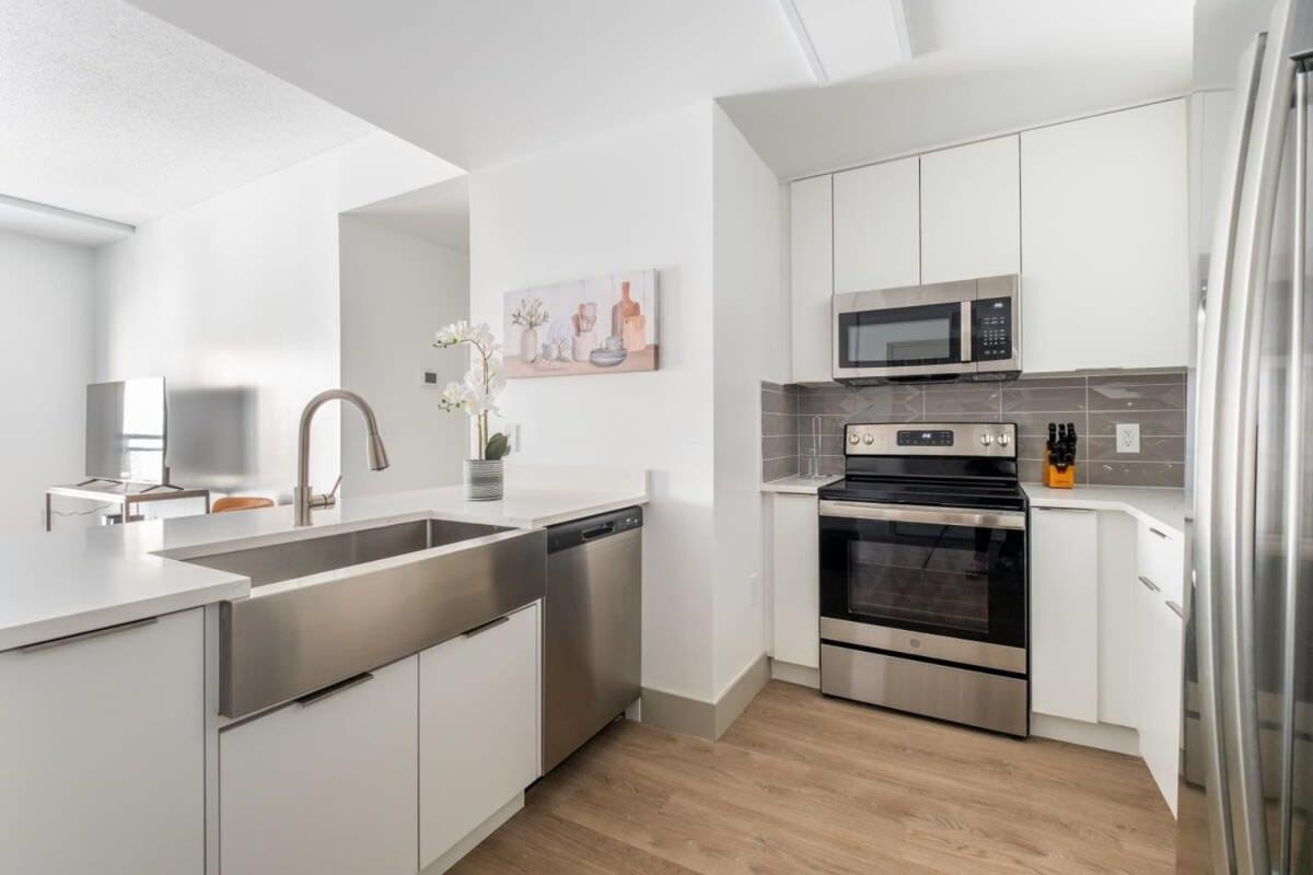 3Br Modern Downtown Apartment With Gym & Office Charlotte Extérieur photo
